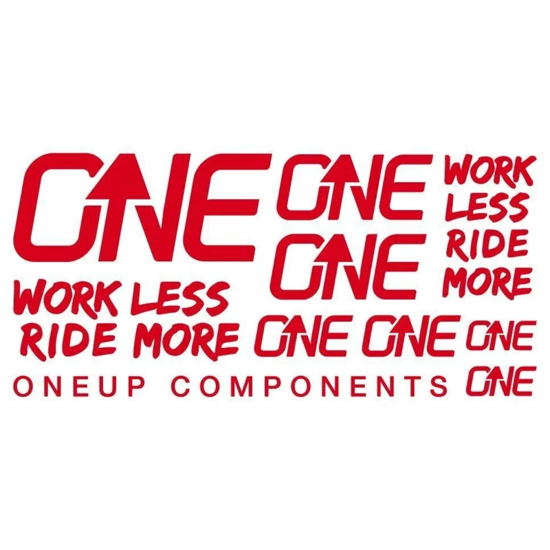 Ensemble d'autocollant OneUp pour guidon
