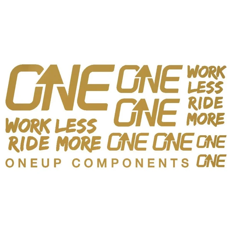 Ensemble d'autocollant OneUp pour guidon