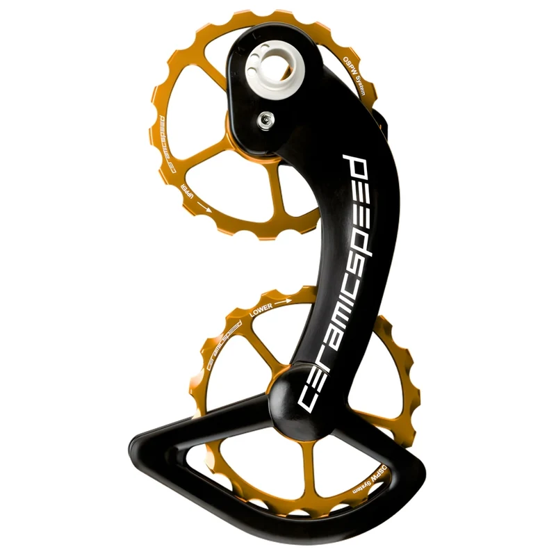 Ensemble de poulies CeramicSpeed surdimentionnées OSPW - Shimano R6800/R9000 Édition Limité Or