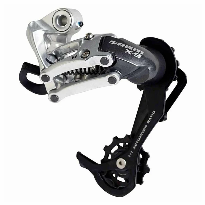 Dérailleur arrière Sram X9 cage longue argent