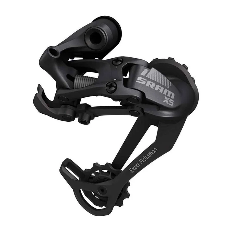 Dérailleur arrière Sram X5 9 vitesses cage moyenne noir