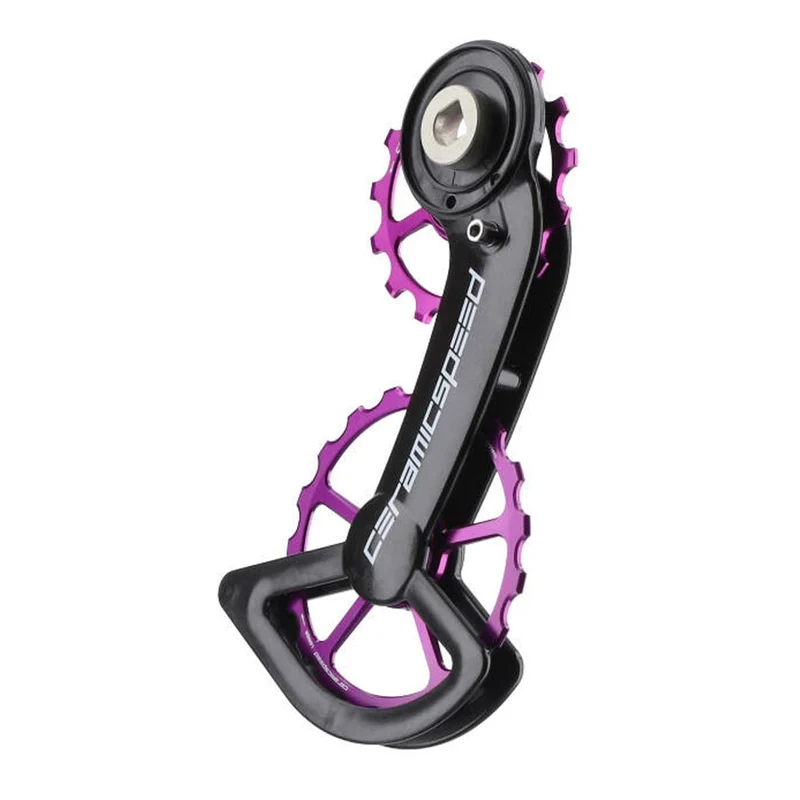 Ensemble de poulies CeramicSpeed surdimentionnées OSPW - Sram Force/Red AXS Édition Limité Mauve coated