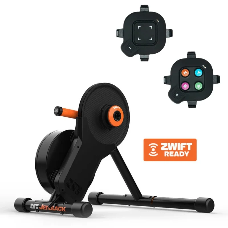 Base d'entrainement JetBlack Victory avec Zwift Cog and Click V2