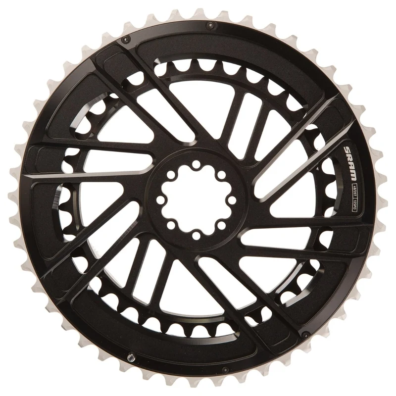 Plateau SRAM Force E1 2x Direct Mount 48/35 dents 12 vit. 8 boulons (Boîte ouverte) Noir