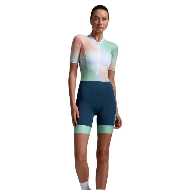 Women's Aero Hex Short Sleeved Trisuit