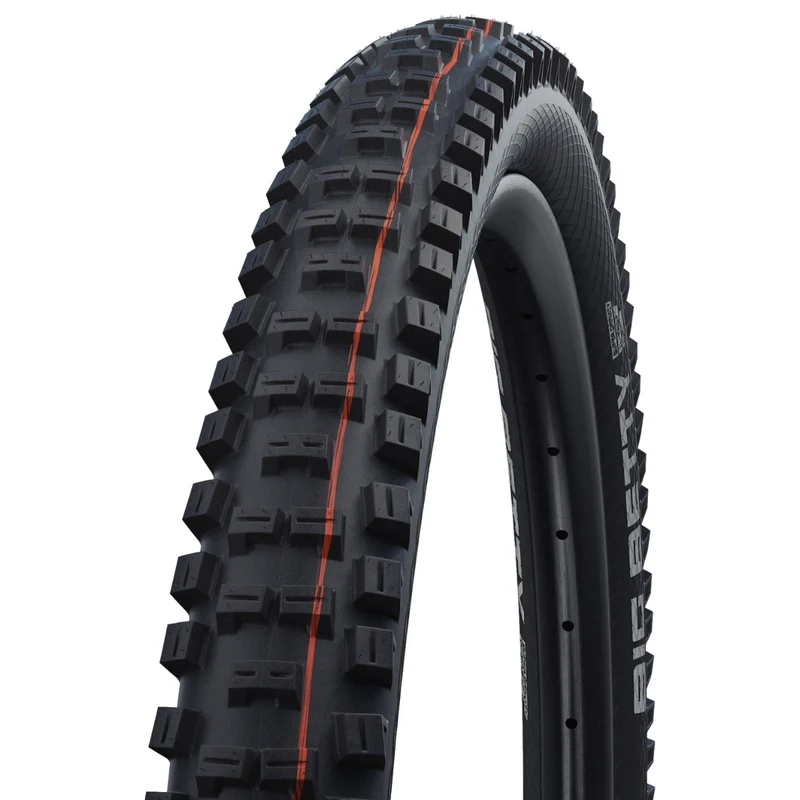 Pneu Schwalbe Big Betty 27.5x2.40 Super Trail Tubeless Easy Addix Soft talon souple Noir