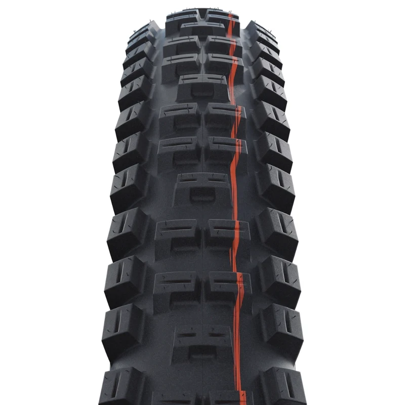 Pneu Schwalbe Big Betty 27.5x2.40 Super Trail Tubeless Easy Addix Soft talon souple Noir