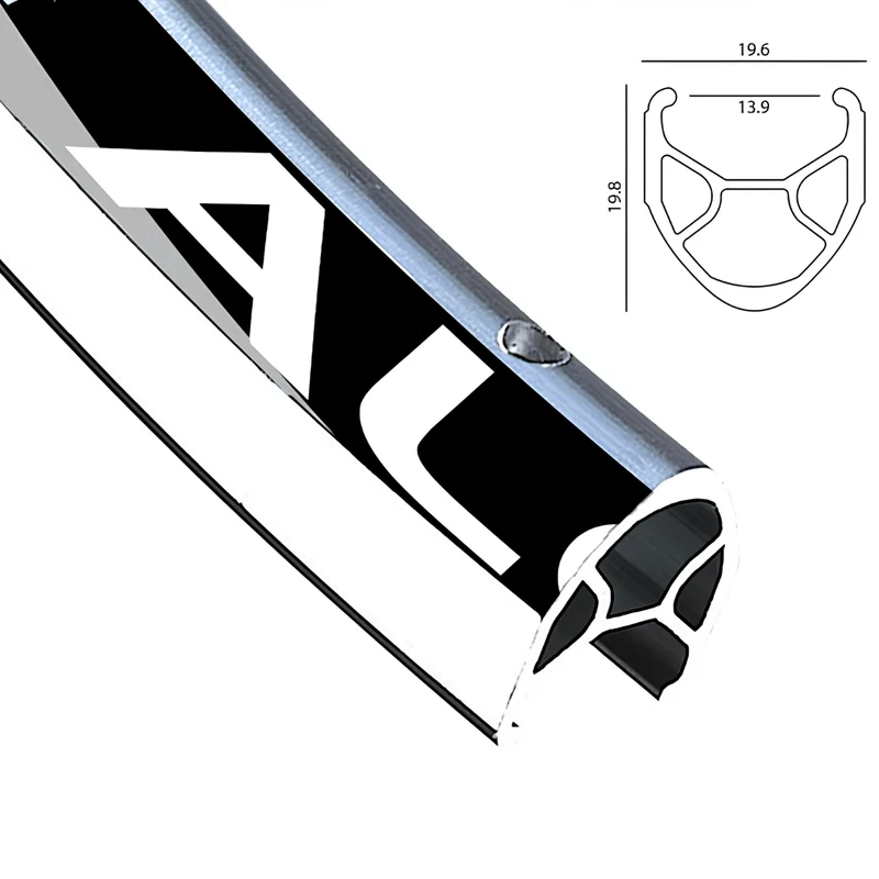 Roue arrière Alex Rims R-450 moyeu Novatec flip-flop noire Noir