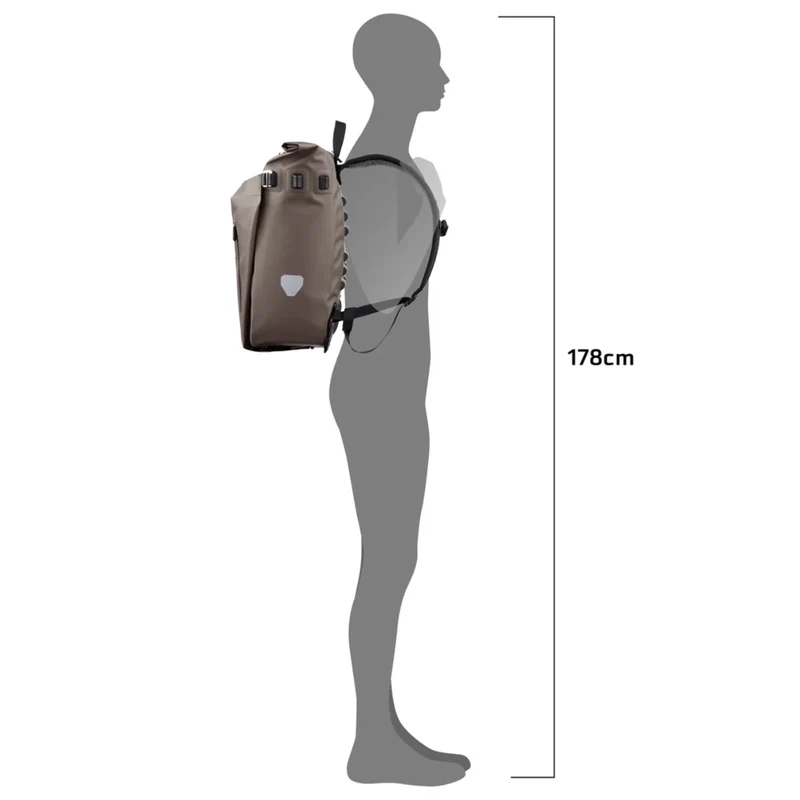 Sac à dos convertible en sacoche Ortlieb Vario QL2.1 20l