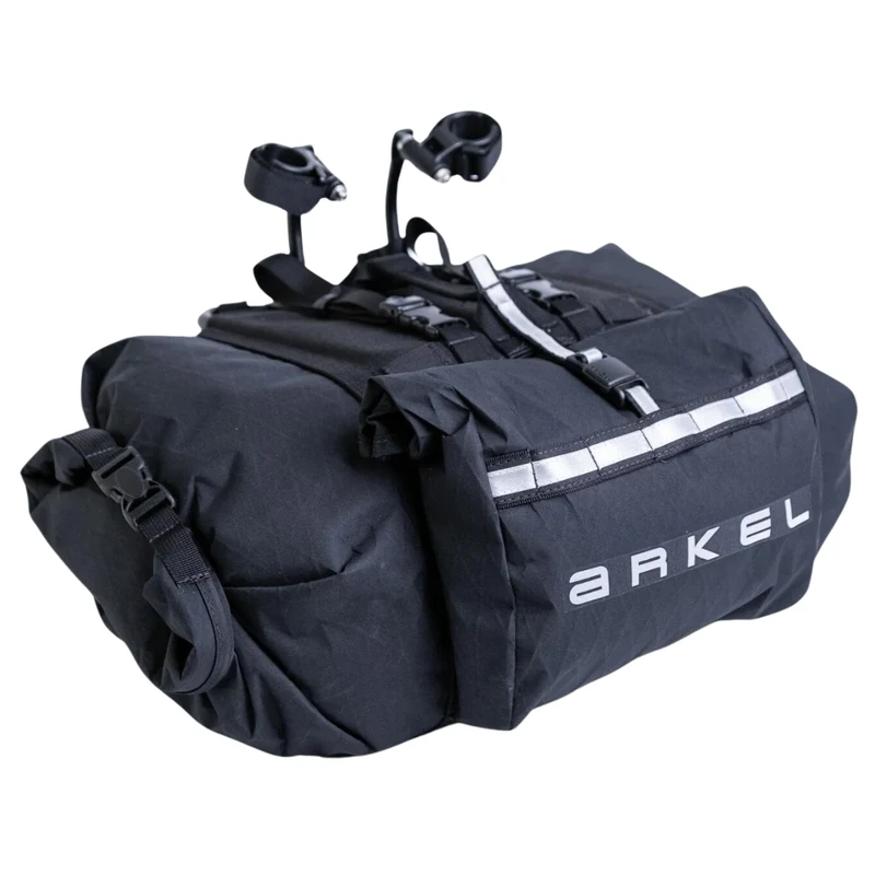 Sac de guidon Arkel Rollpacker Avant 15 avec support