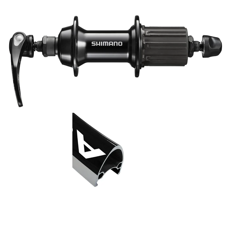 Alex AT490 / Shimano Tiagra RS400, Roue, Arrière, 700C / 622, Trous: 32, QR, 130mm, Sur jante, Shimano HG 11