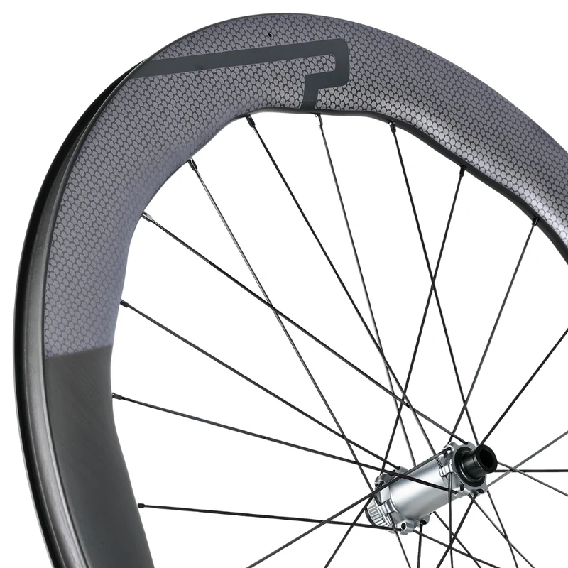 Roues Princeton Carbonworks Wake 6560 (moyeux DT 240) logo Hi-Vis