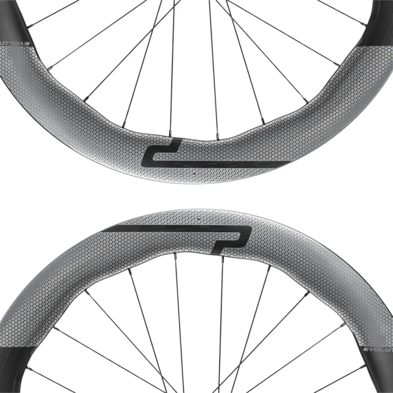 Roues Princeton Carbonworks Wake 6560 (moyeux DT 240) logo Hi-Vis