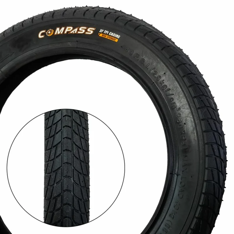 Pneu Damco D818 12x1.75 noir