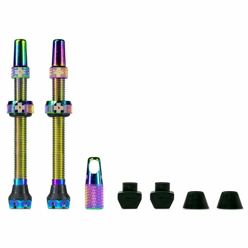 Valves tubeless Muc-Off V2 presta 60mm Iridescent