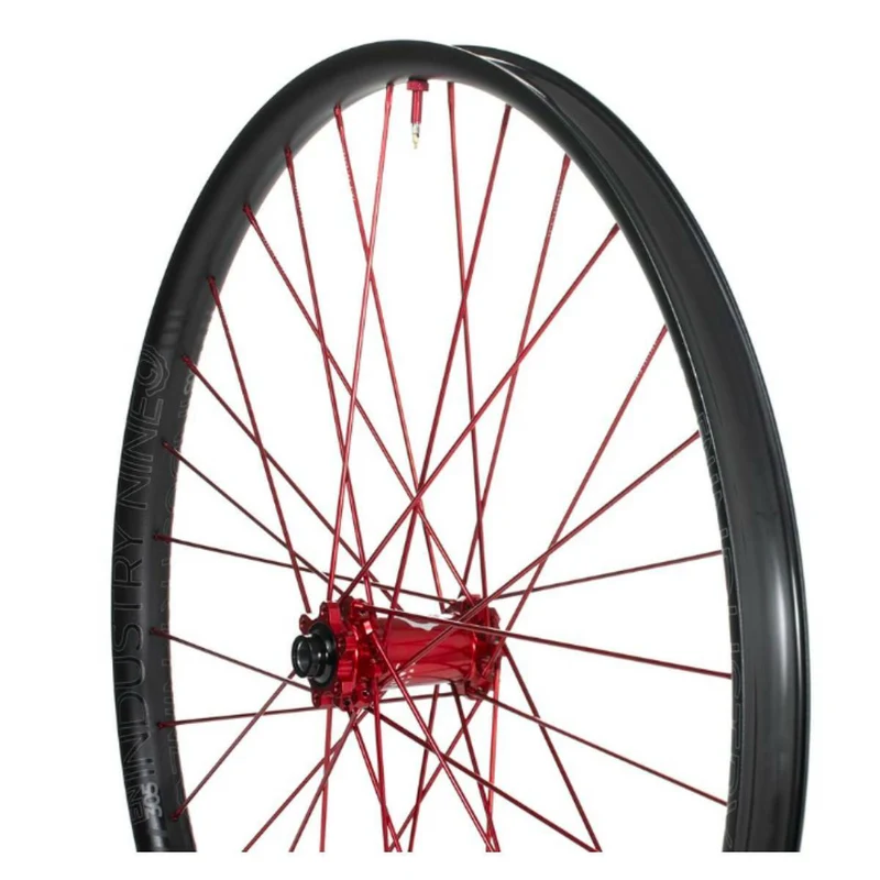 Roues Industry Nine Hydra Enduro 315 Carbon 29 15x110/12x157 32 rayons 6 bolts microspline Custom rouge