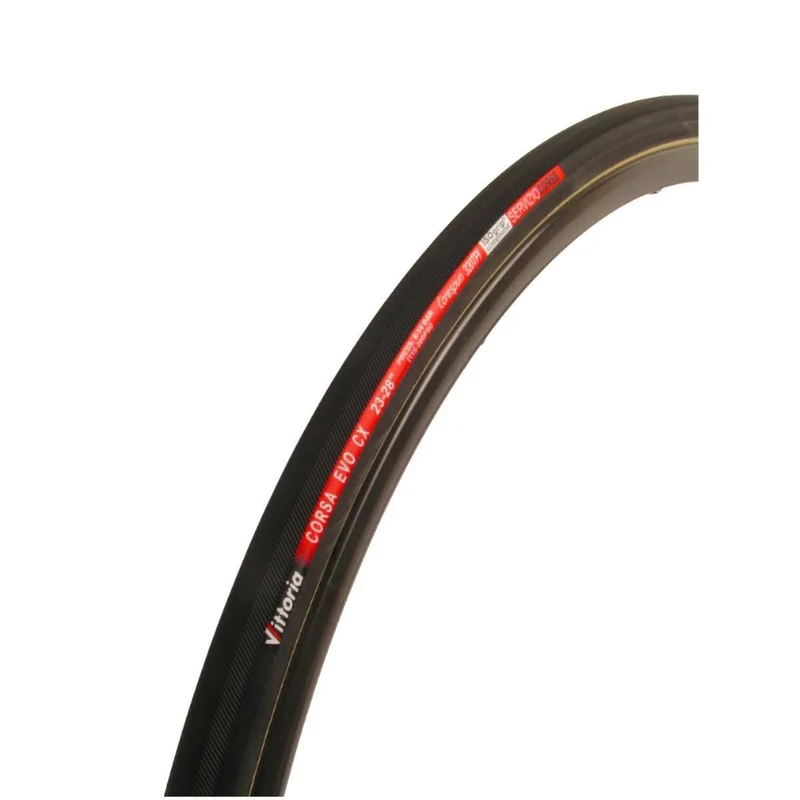 Boyau Vittoria Corsa Evo CX 700 x 21mm Noir/Rouge