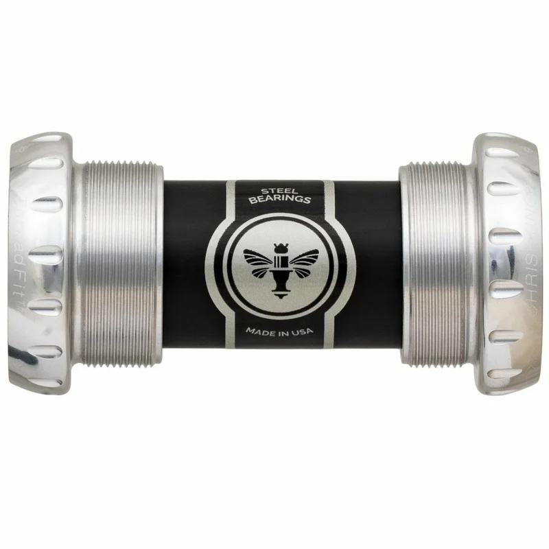 Jeu de pédalier Chris King Threadfit 24mm Argent