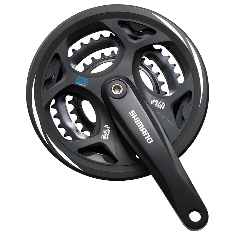 Pedalier Shimano FC-M311-L 7-8 vit 170mm 48x38x28t noir