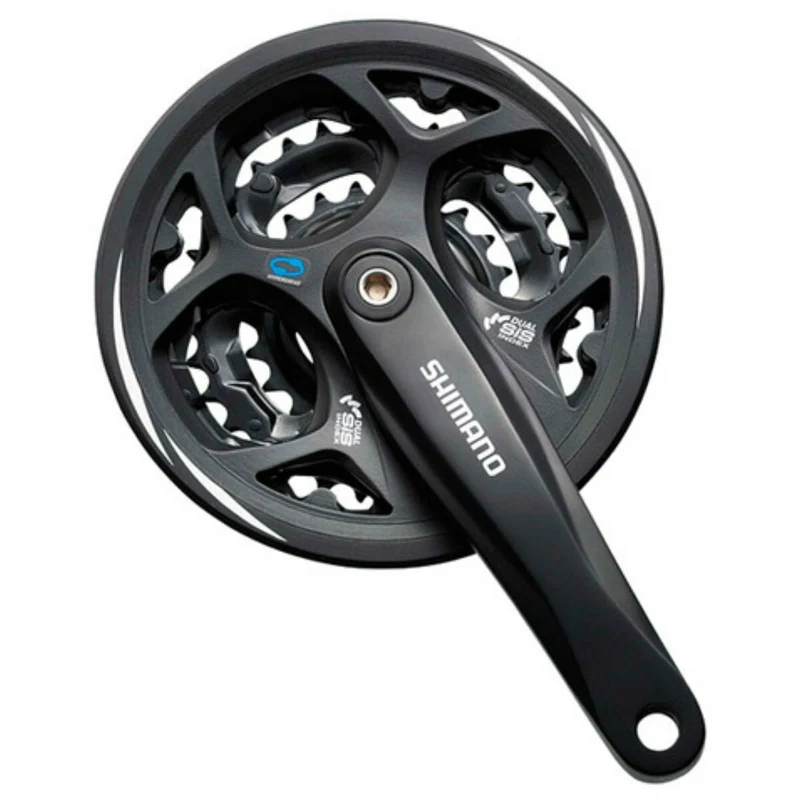 Pedalier Shimano FC-m311-L 7-8 vit 175 mm 42x32x22 noir
