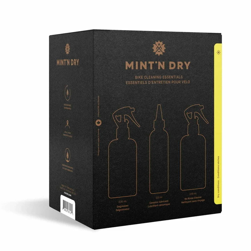 Ensemble d'entretien Mint'N Dry pour condition sèche
