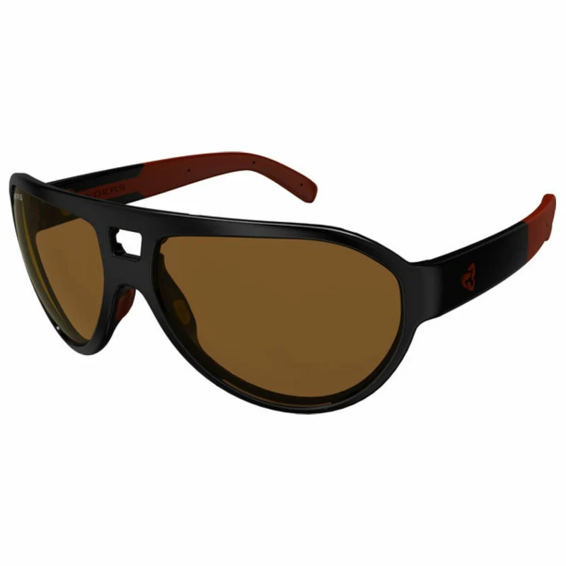 Lunette Ryders hiline noir/rouge - lentille brune