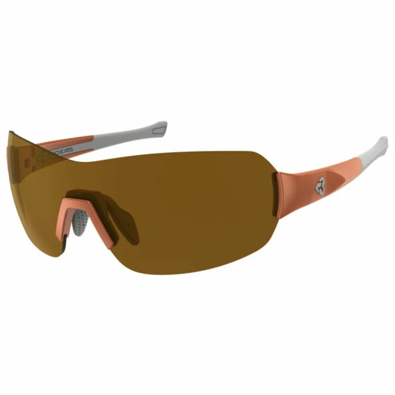 Lunette Ryders pace orange/blanc - lentille photo brune