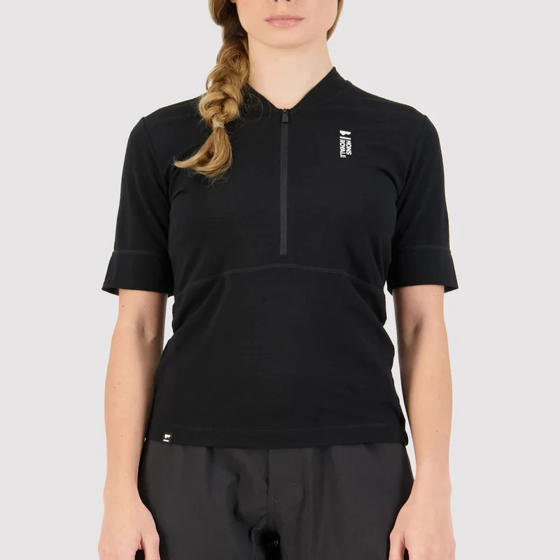 MAILLOT MONS ROYALE CADENCE DEMI ZIP