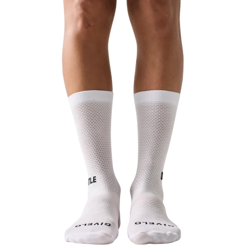 Chaussettes Givelo Ultra Don't settle blanc