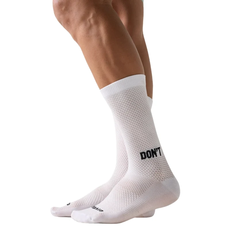 Chaussettes Givelo Ultra Don't settle blanc