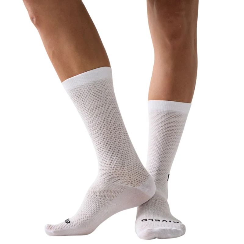 Chaussettes Givelo Ultra Don't settle blanc