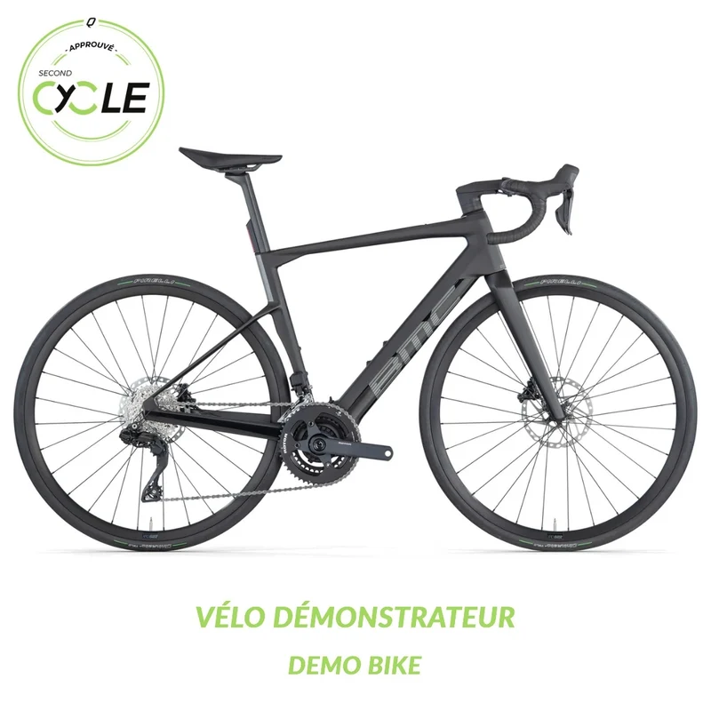 BMC Roadmachine 01 AMP Three 105 DI2 Carbon/Gris 51cm Démonstrateur