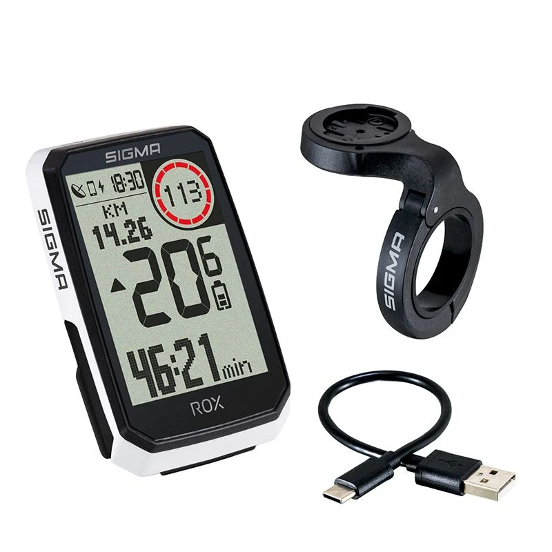 Compteur GPS Sigma ROX 4.0 Endurance blanc