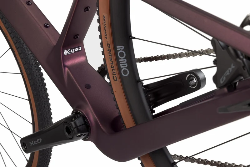 Rondo Ruut CF2 Aubergine / Silver — Vélo Gravel Carbone
