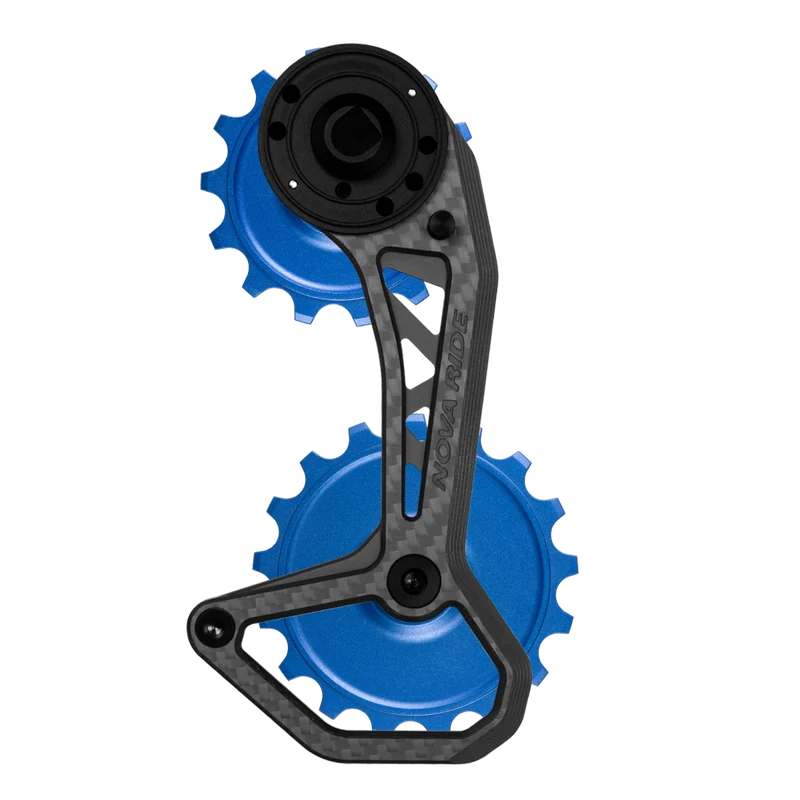 Chape dérailleur arrière carbone céramique Nova Ride CCD Evo S Sram AXS Rival Red Force 12v