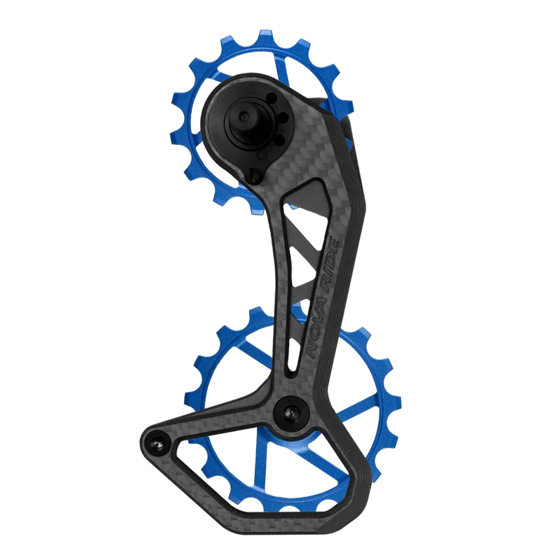 Chape dérailleur arrière carbone céramique Nova Ride CCD Evo Shimano Ultegra et Dura-Ace 12v