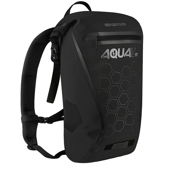 Sac à dos vélo étanche Oxford Aqua V12 - 12 litres 100% étanche, visible et résistant (Copie)