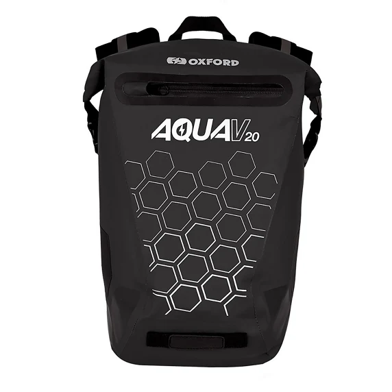 Sac à dos vélo étanche Oxford Aqua V20 - 20 litres 100% étanche, visible et résistant