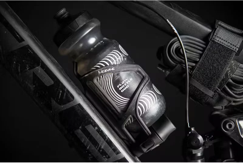 Porte-Bidon Multifonctions Lezyne Flow Storage Cage Loaded Noir