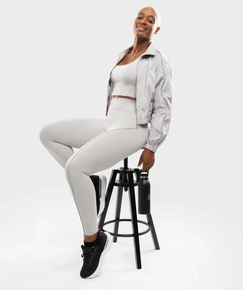 Legging running femme Lume Light Gray