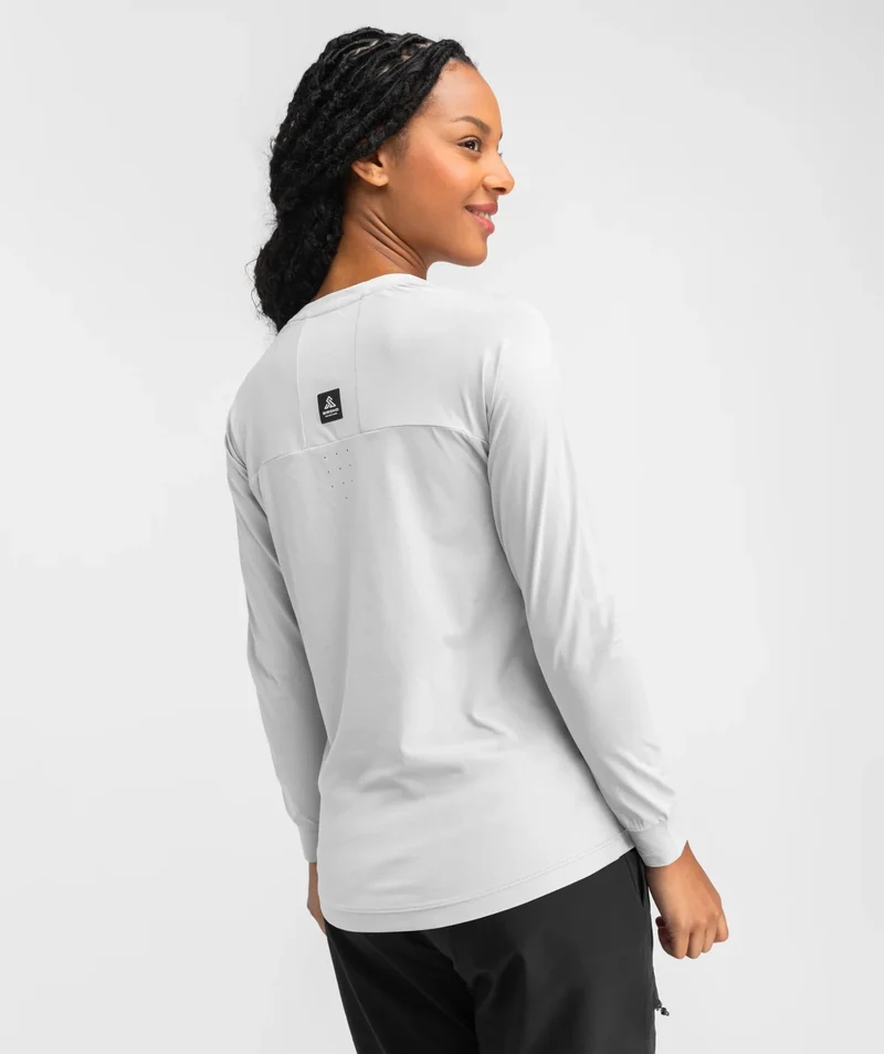 T-shirt randonnée manches longues femme Ascend