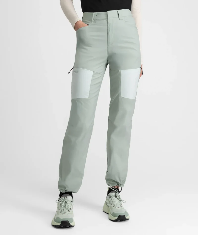 Pantalon randonnée léger femme Vortex Green