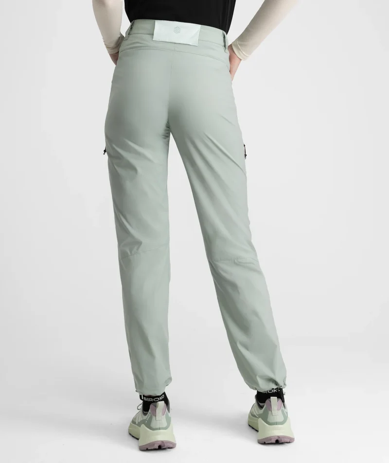 Pantalon randonnée léger femme Vortex Green