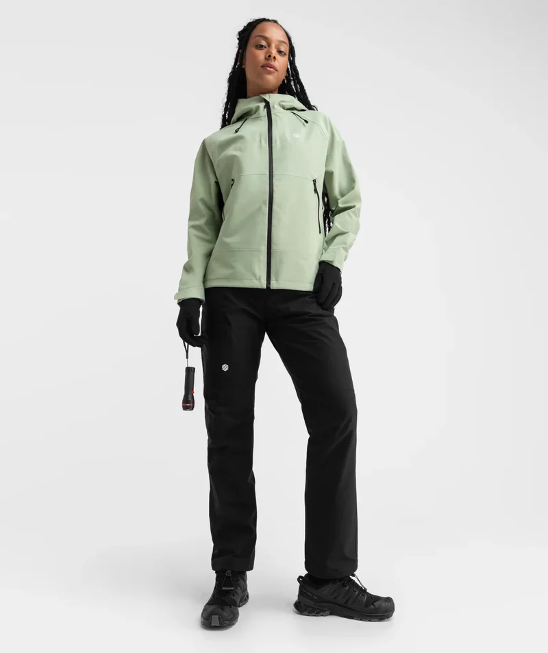 Veste randonnée hardshell femme Lac Léman