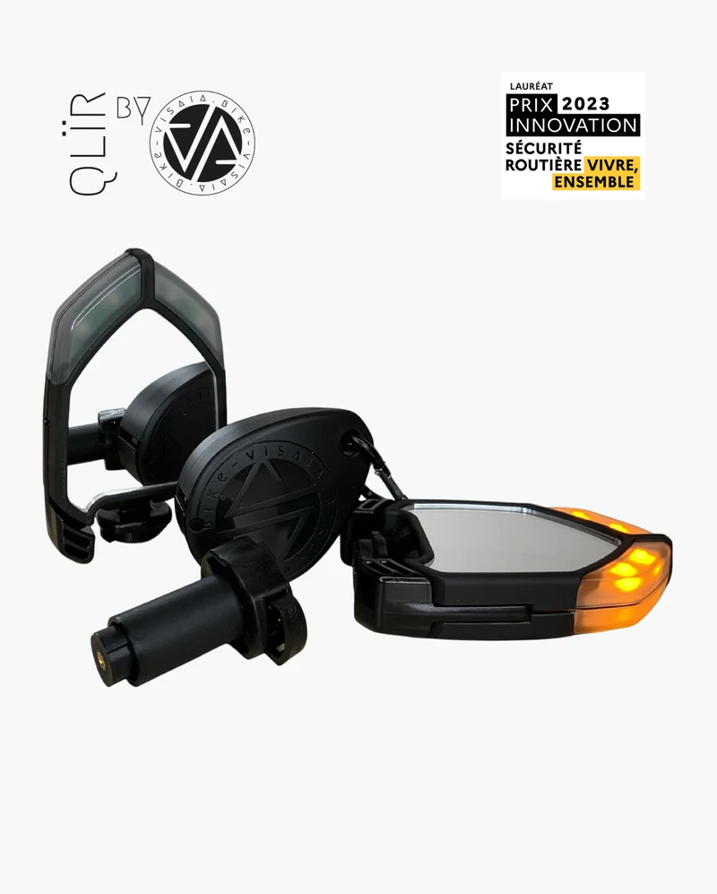 Rétroviseur-clignotant vélo QLÏR