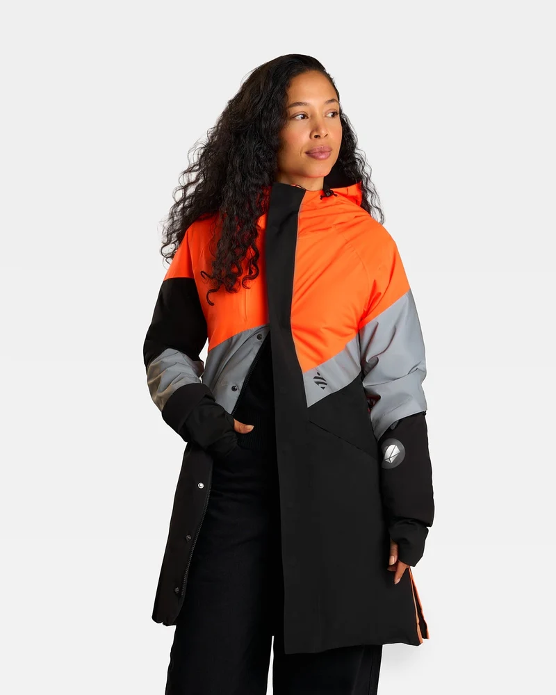 Parka réfléchissante & réversible d'hiver Fluvia