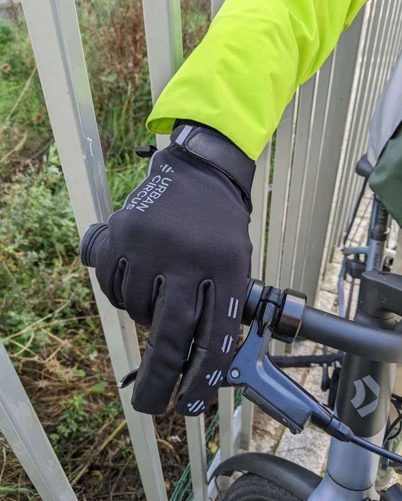 Gants vélo d'hiver réfléchissants