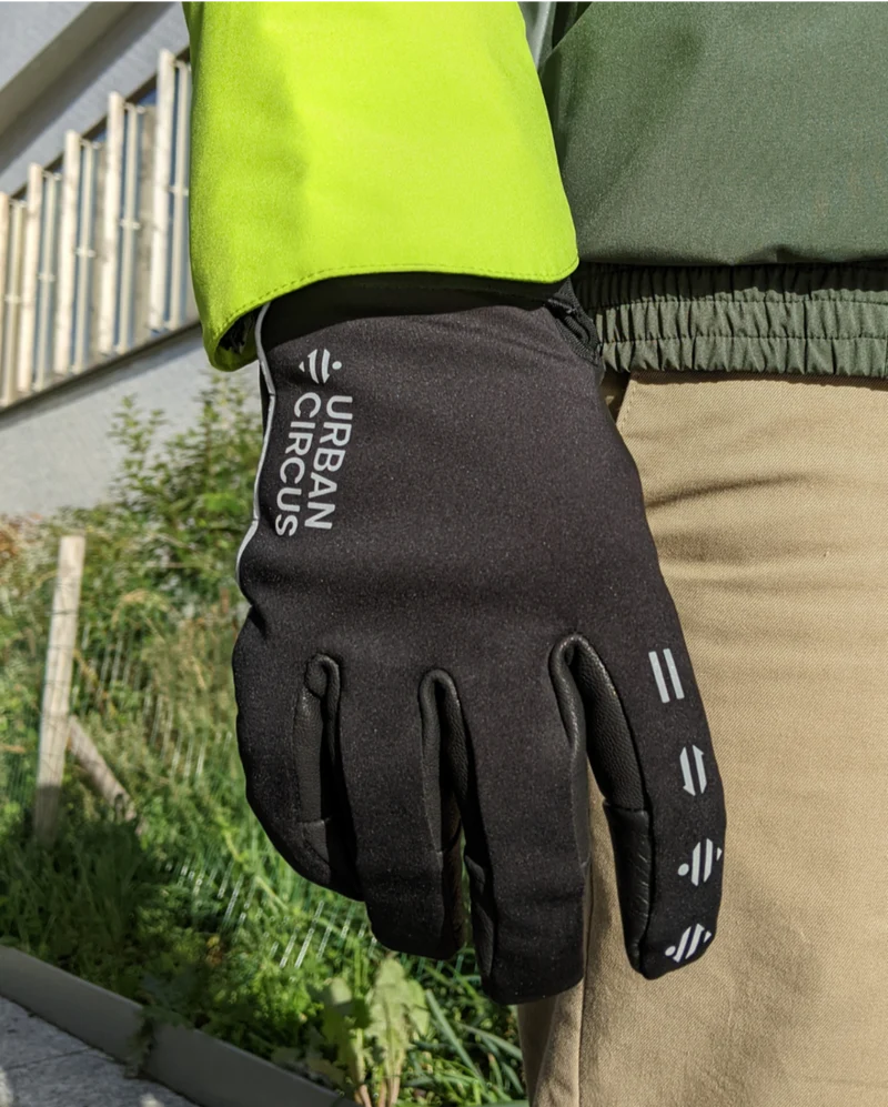 Gants vélo d'hiver réfléchissants