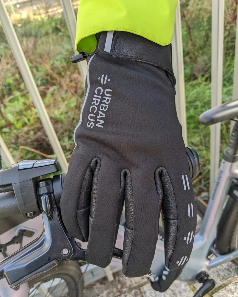 Gants vélo d'hiver réfléchissants