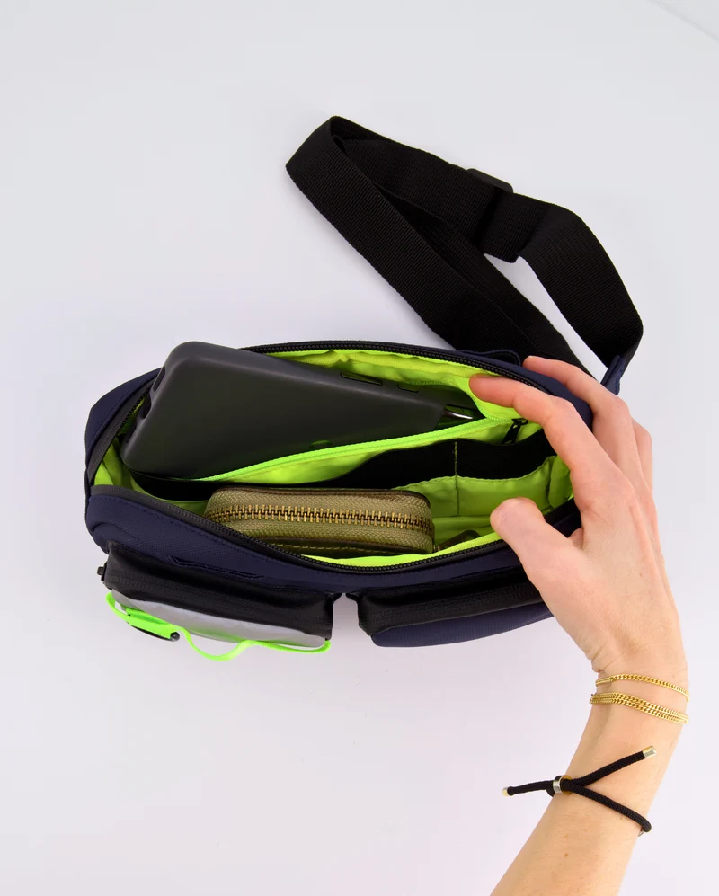 Sac banane | Sacoche vélo réfléchissante - medium